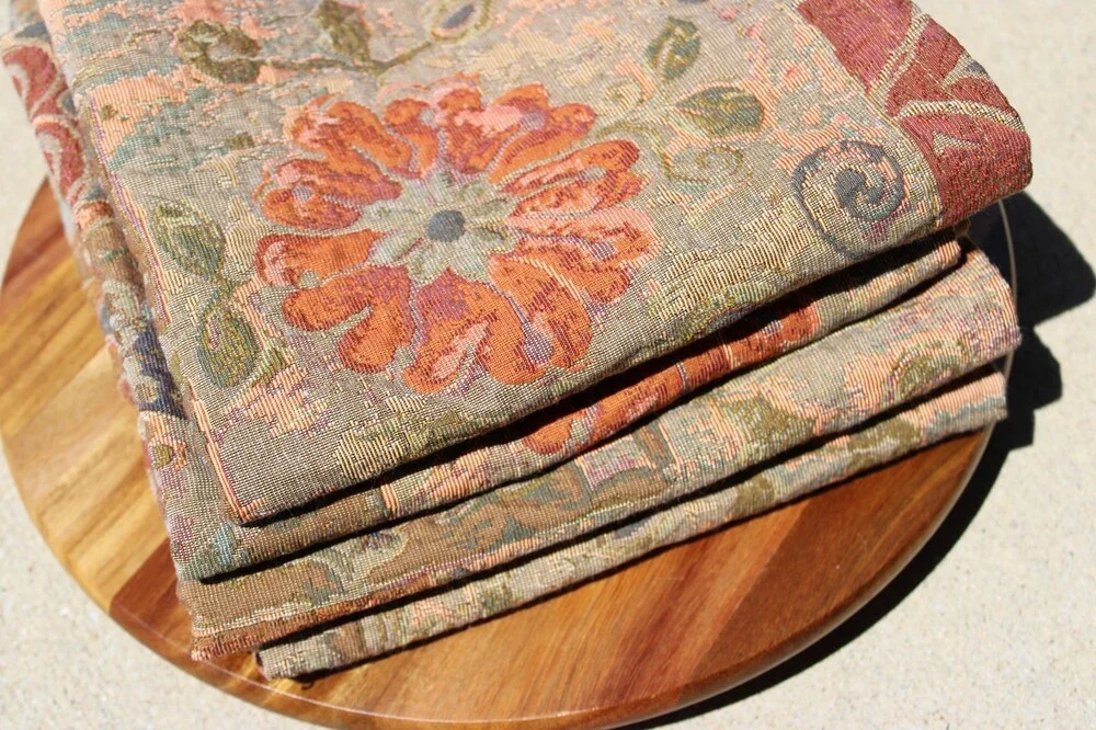 Set of 4 Tapestry Pillow Shams Woven Decorative Covers 19.5